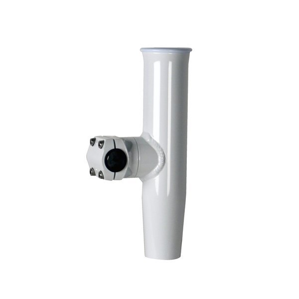 Pkg. Alum Adj Midmt R/Holder White 7/8 in. or 1 in., w/Sleeve and Hex Key, C.E. Smith, Mfr#: 53773